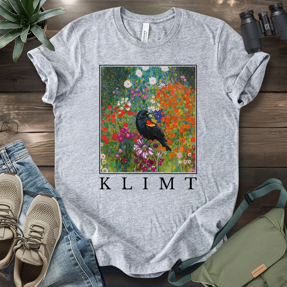 Klimt Blackbird T-shirt