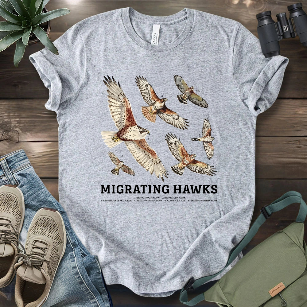 Migrating Hawks T-shirt