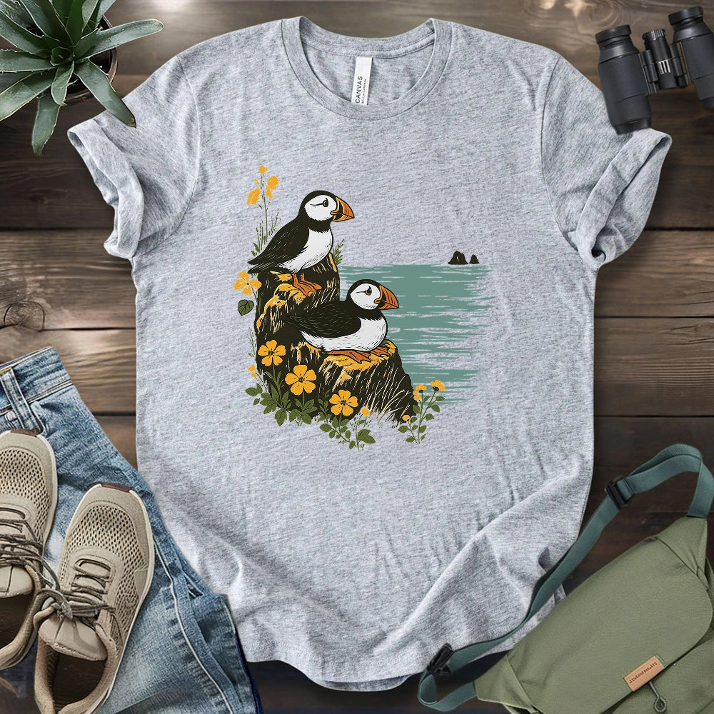Peaceful Puffins T-shirt