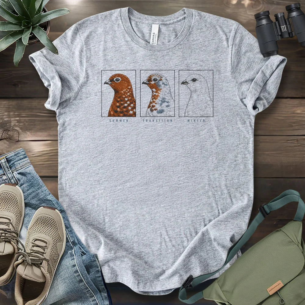 Ptarmigan Through the Seasons T-shirt