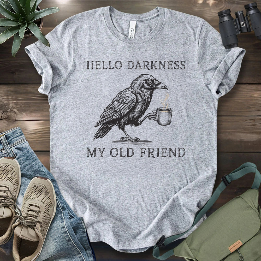 Raven Hello Darkness T-shirt