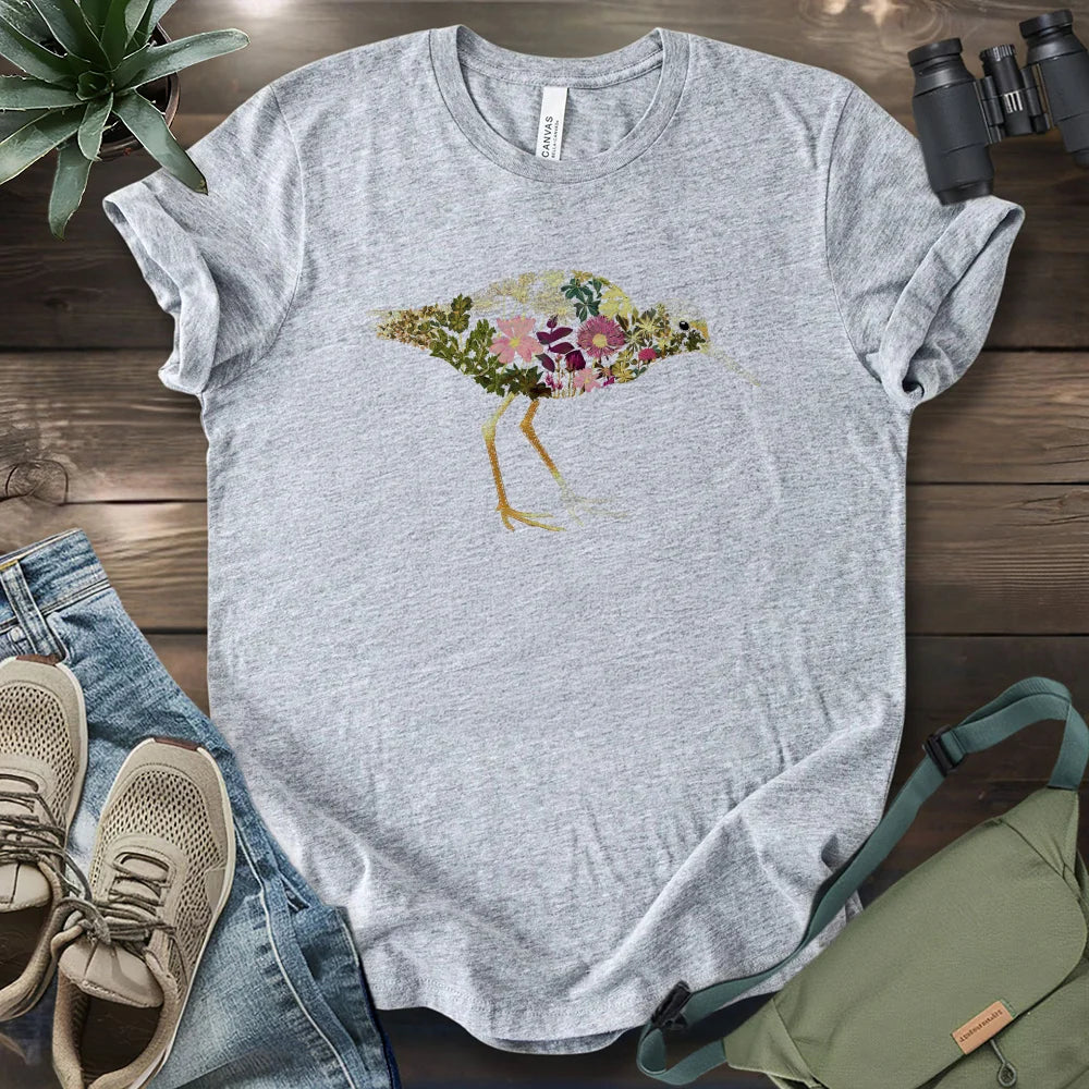 Yellowlegs Made By Flowers T-shirt
