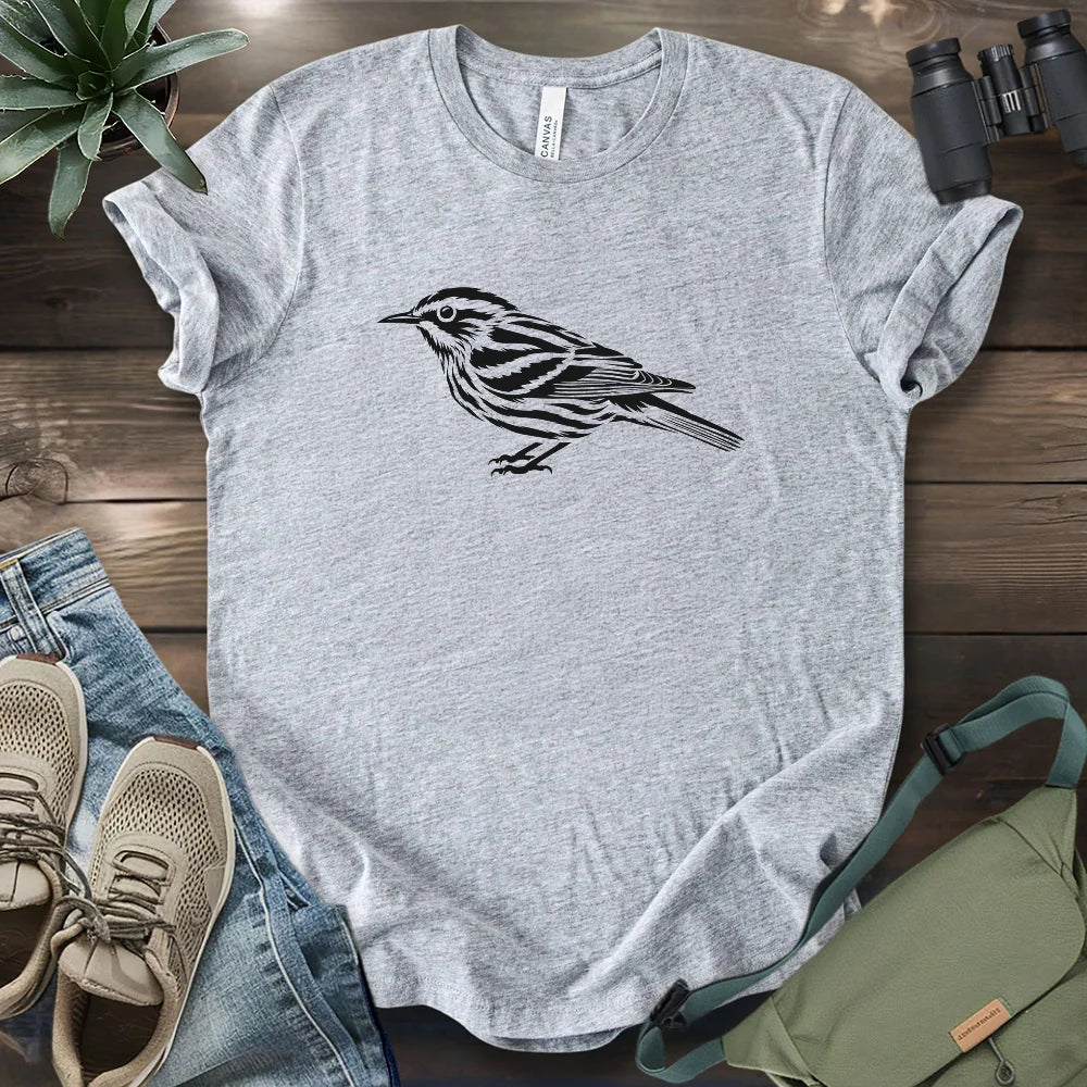 Zebra Warbler T-shirt
