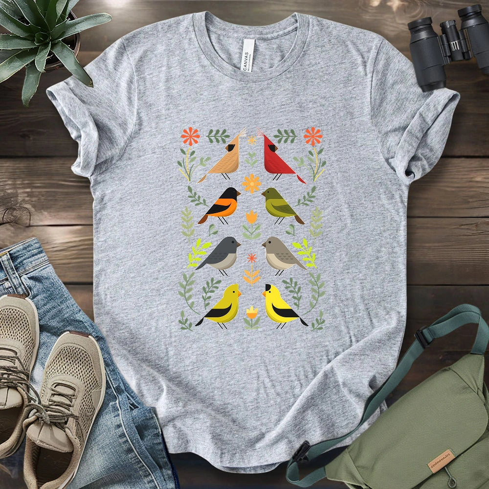Couples of Backyard Birds T-shirt
