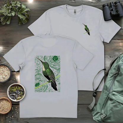 Green Hummingbird 2 Side T-shirt