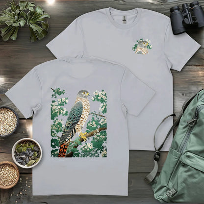 Hawk In Bloom 2 Side T-shirt