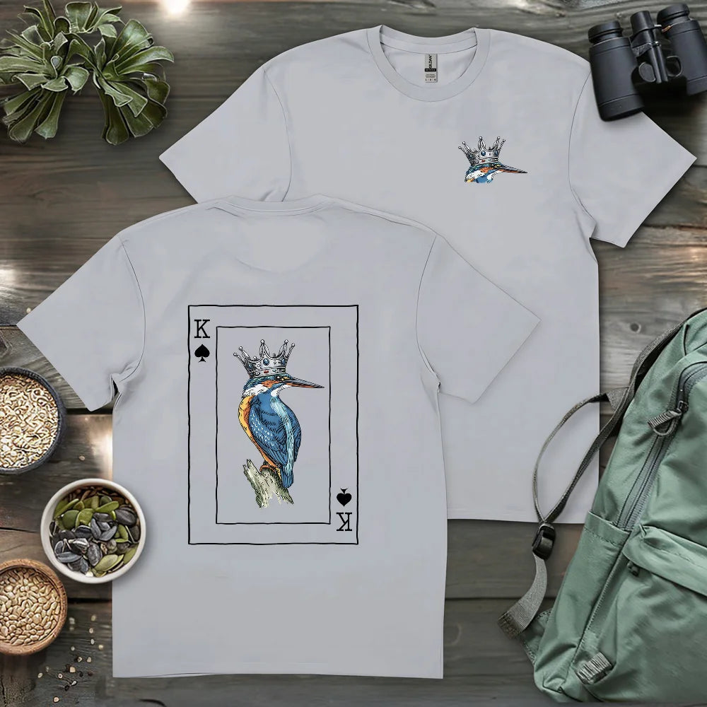 Kingfisher Of Spades 2 Side T-shirt