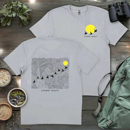 Starry Night Migration 2 Side T-shirt