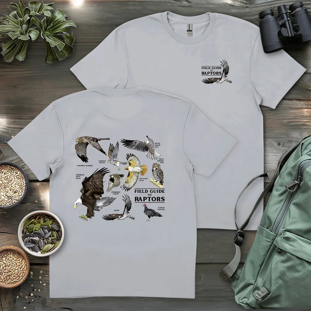 Field Guide To Raptors 2 Side T-shirt