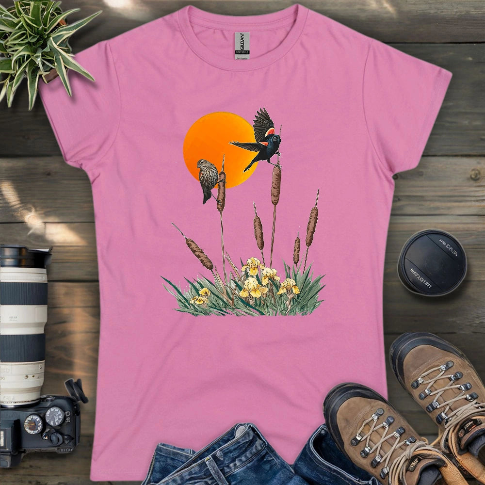 A Couple Of Red-winged Blackbird Women's T-shirt