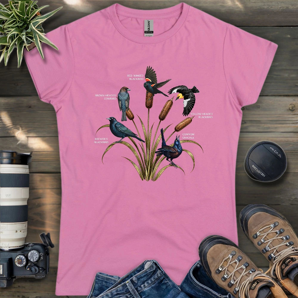 A Gathering of Blackbirds Women's T-shirt