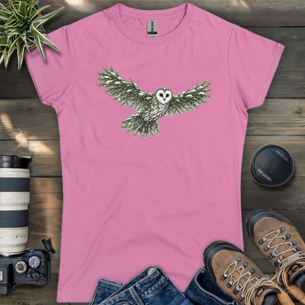 Barn Owl FLying Women's T-shirt