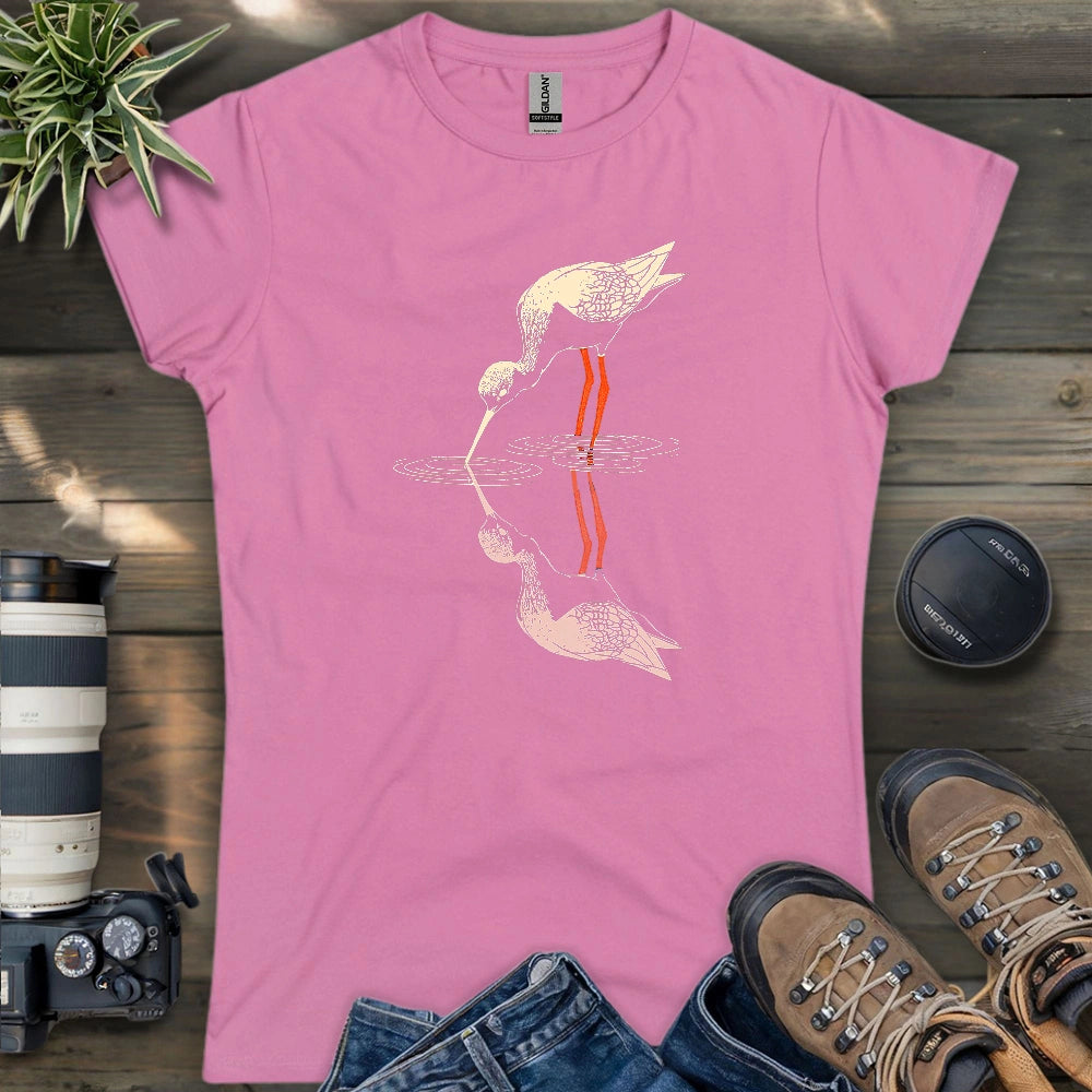 Black-necked Stilt Shadow Women's T-shirt