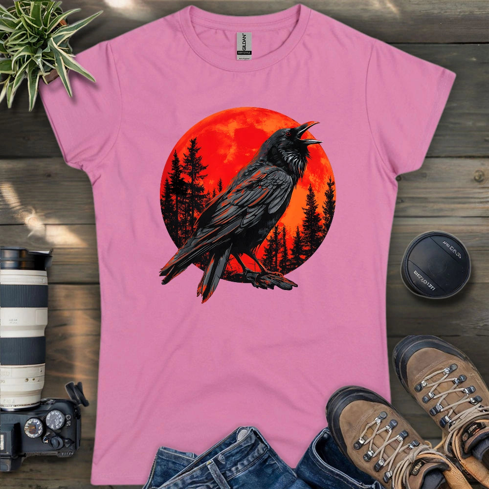 Blood Moon Raven Women's T-shirt