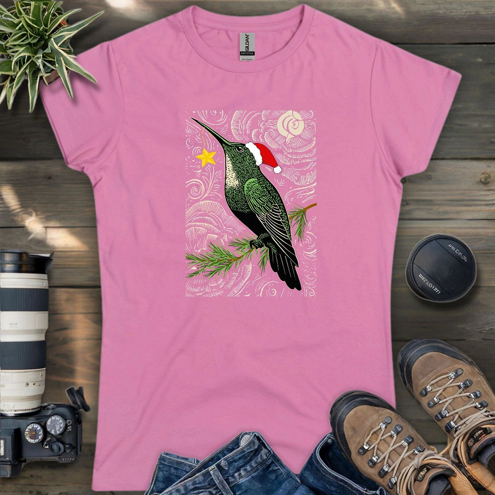 Christmas Green Hummingbird Women's T-shirt