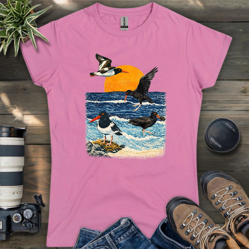 Coastal Oystercatchers Women's T-shirt