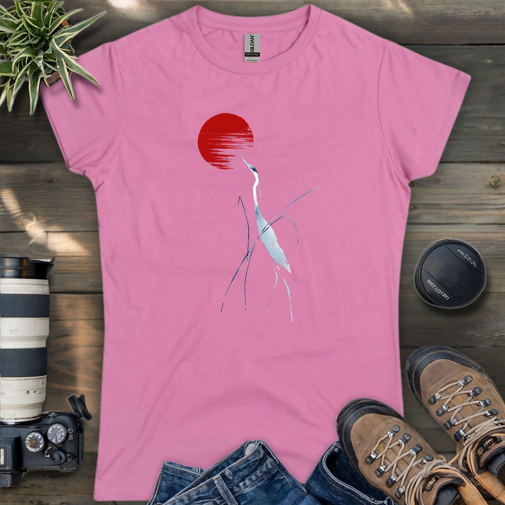 Crane Of The Dawn Women's T-shirt
