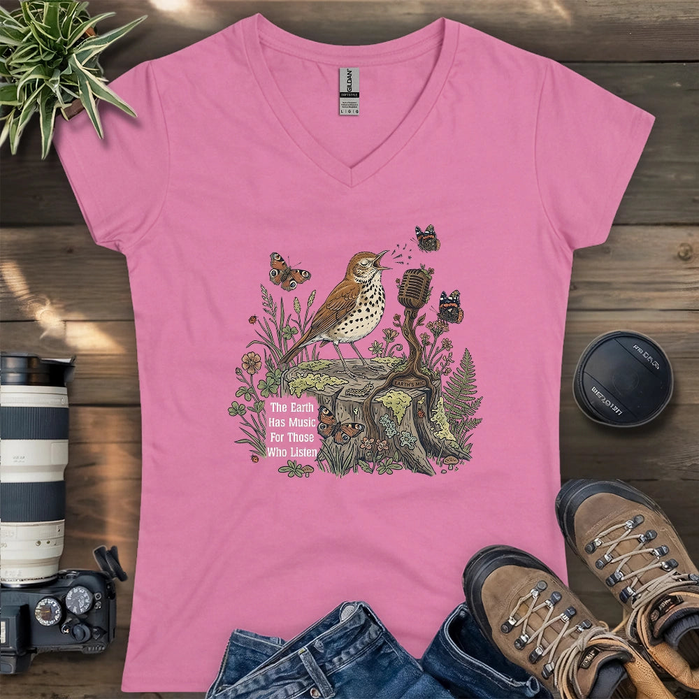 Earth Song Lady V-neck