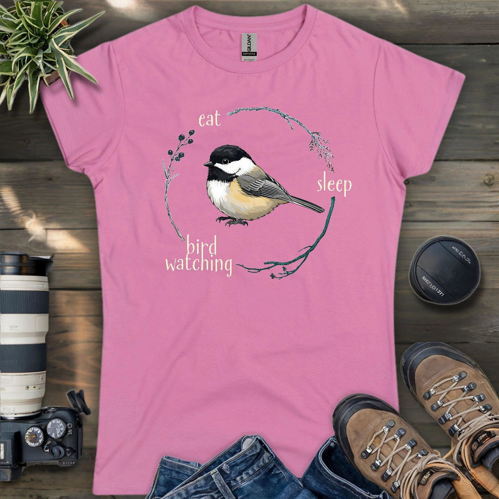 Eat, Sleep, Birdwatching, Repeat Women's T-shirt