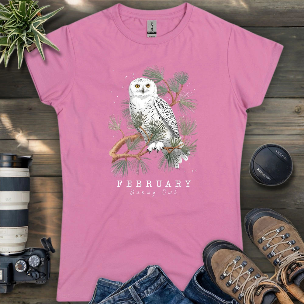 February Snowy Owl Women's T-shirt