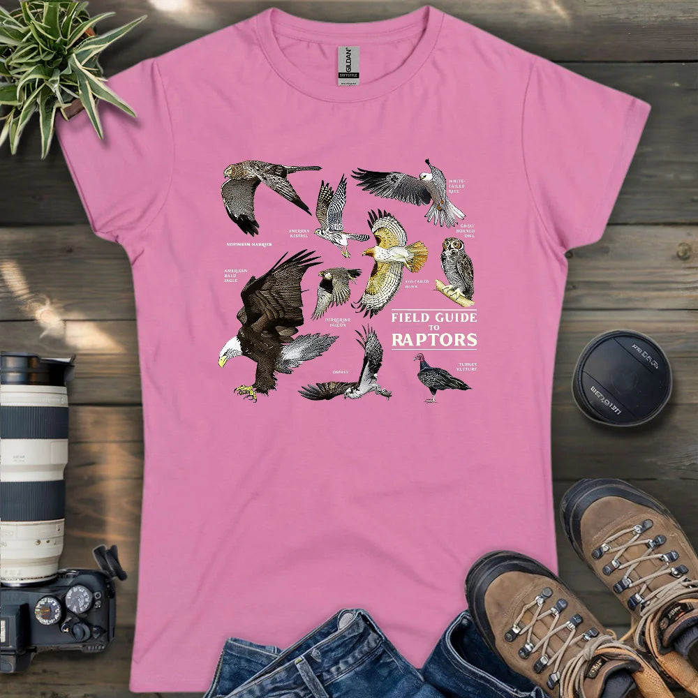 Field Guide To Raptors Women's T-shirt