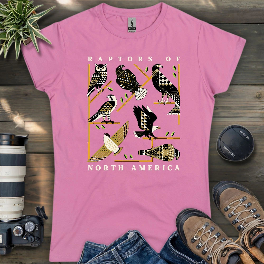 Geometric Raptors Of America Women's T-shirt