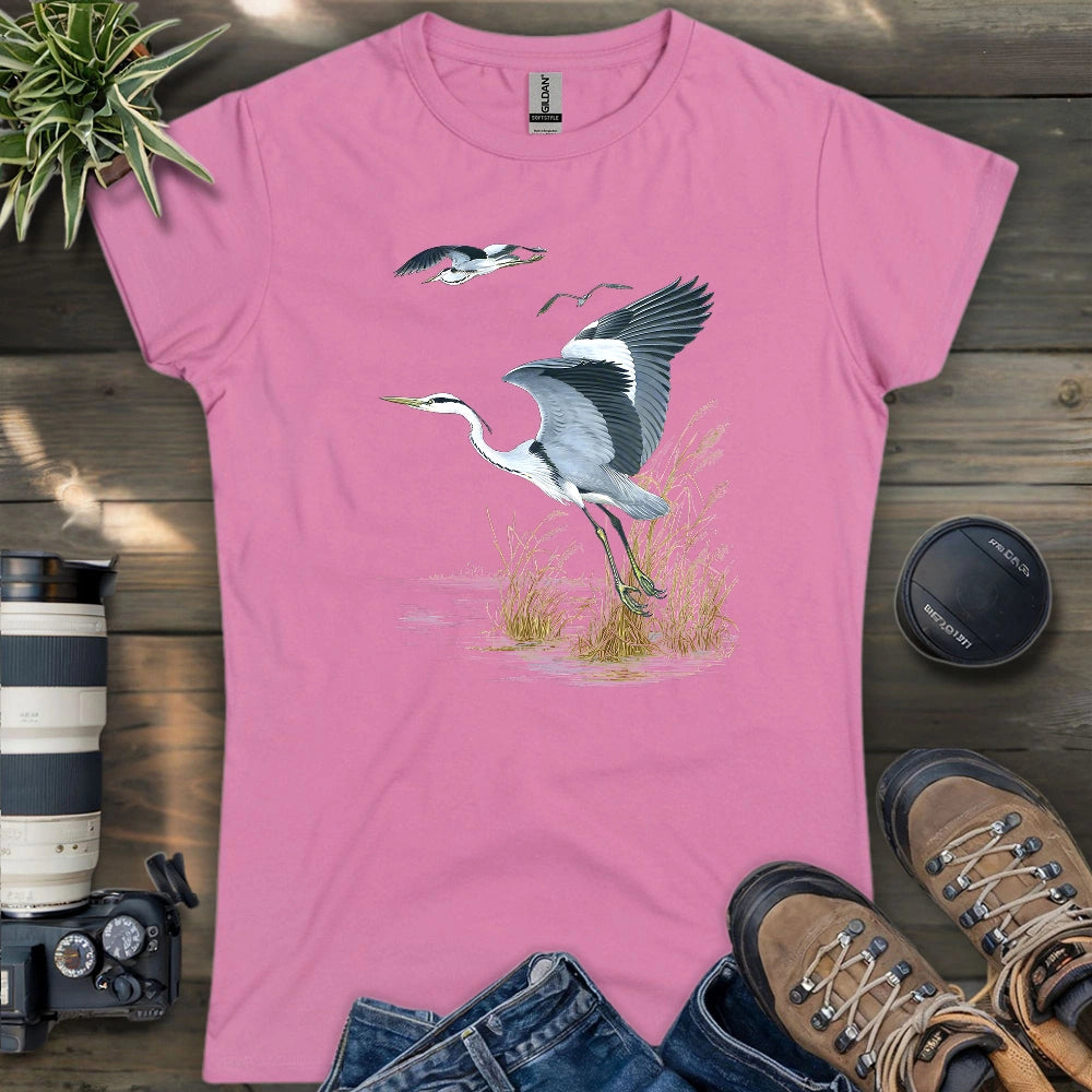 Grace of the Heron Women's T-shirt