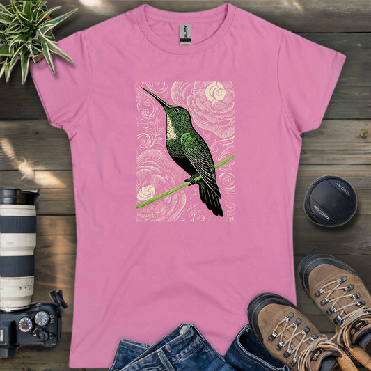 Green Hummingbird Women's T-shirt