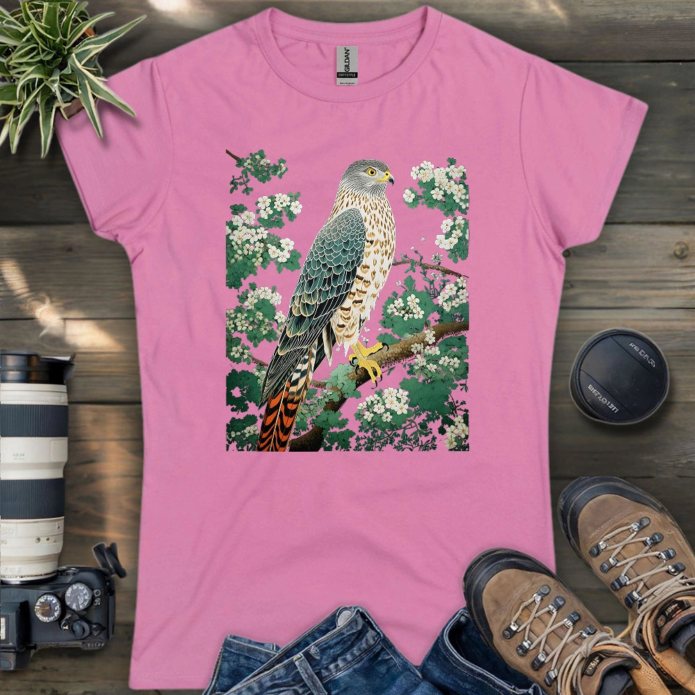 Hawk in Bloom Women's T-shirt