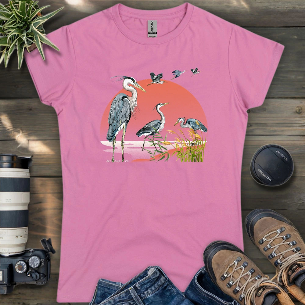 Heron Migration Women's T-shirt
