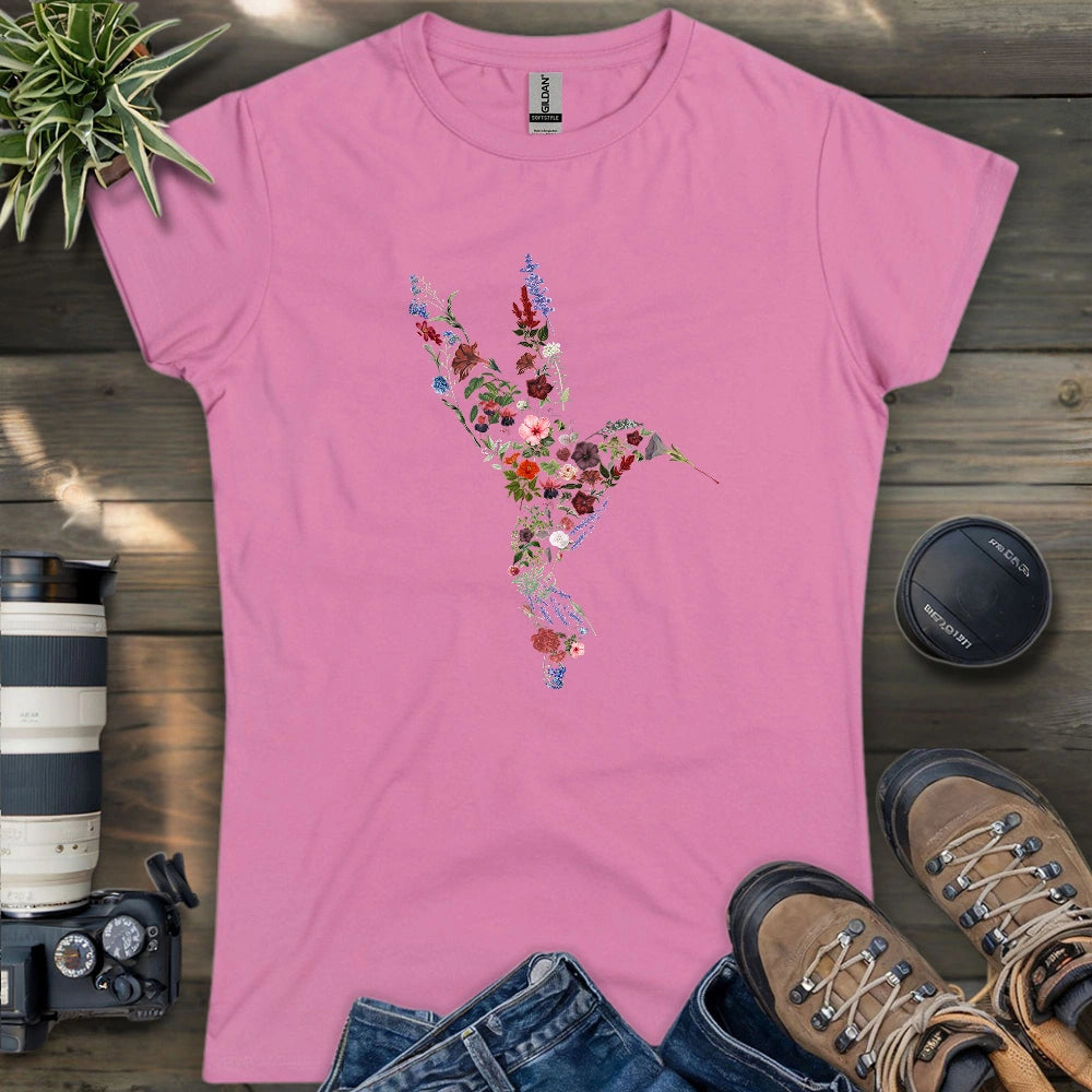 Hummingbird Made By Flowers Women's T-shirt