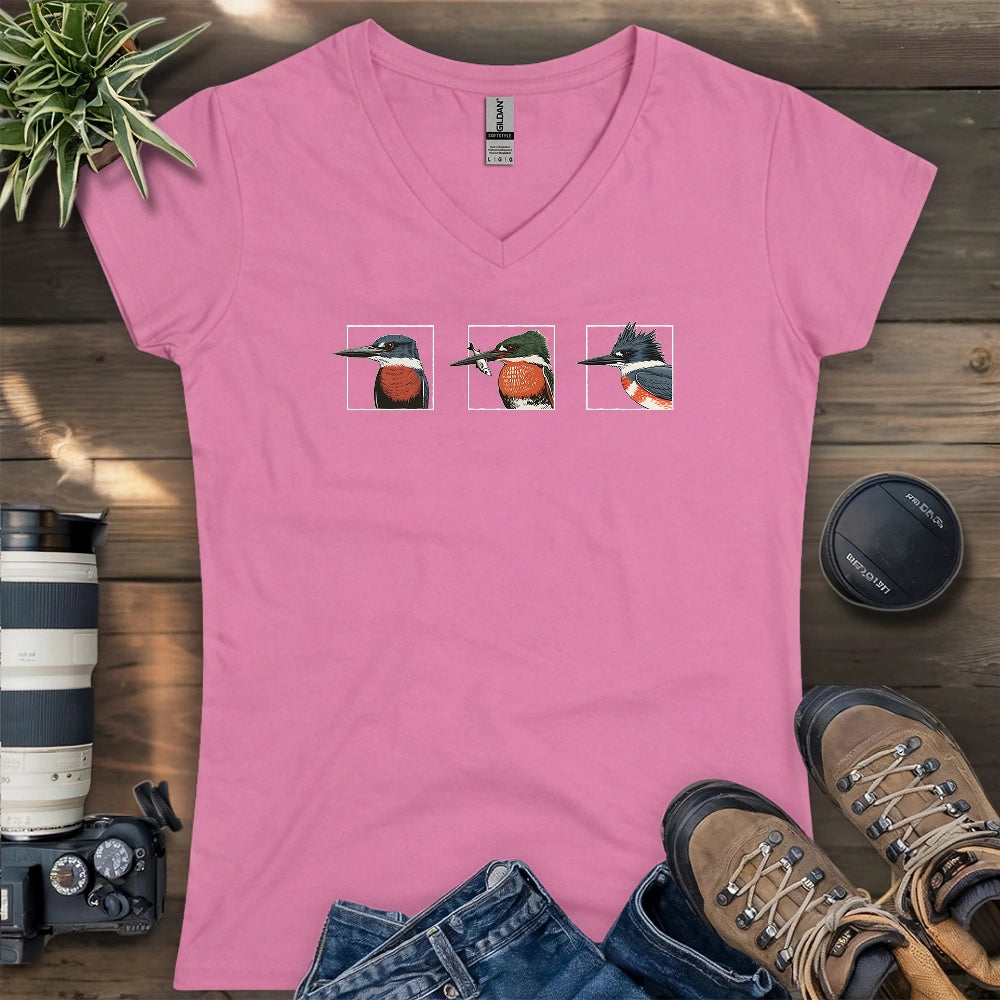 Kingfishers Of America Lady V-neck