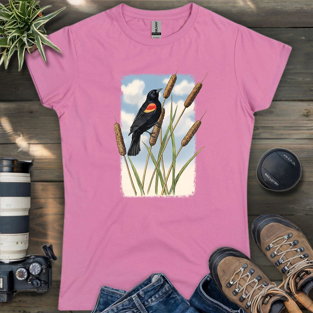 Morning On Cattail Field Women's T-shirt