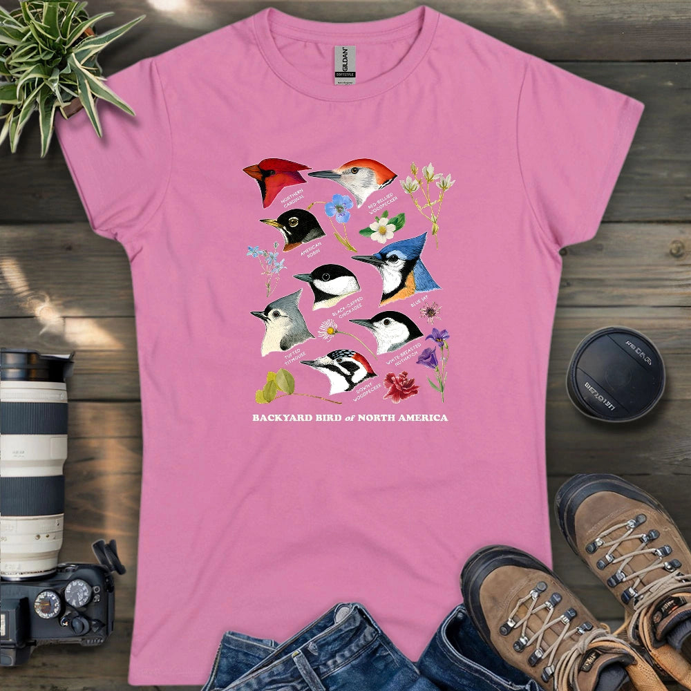 Northern Backyard Birds Women's T-shirt