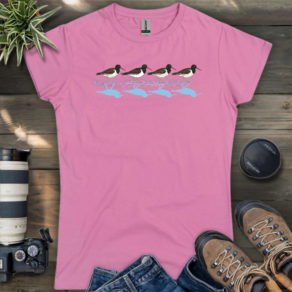 Oystercatchers Walking Women's T-shirt