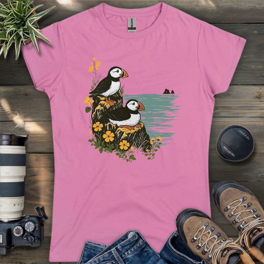 Peaceful Puffins Women's T-shirt