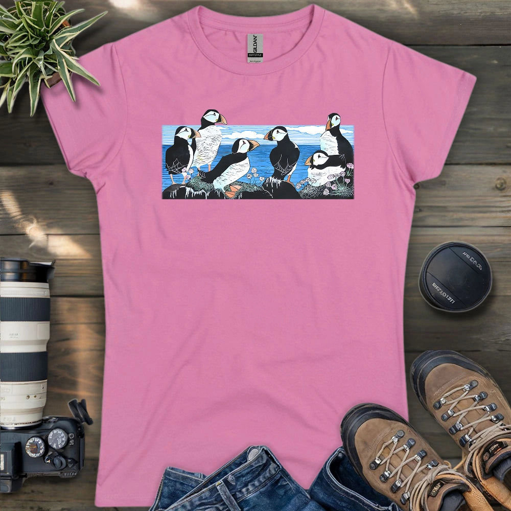Puffin Circle Women's T-shirt