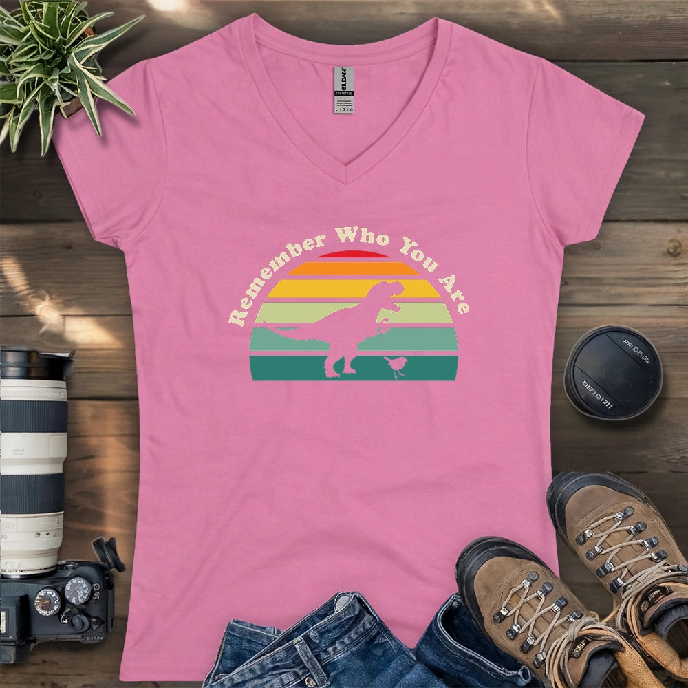 Remember Who You Are Lady V-neck