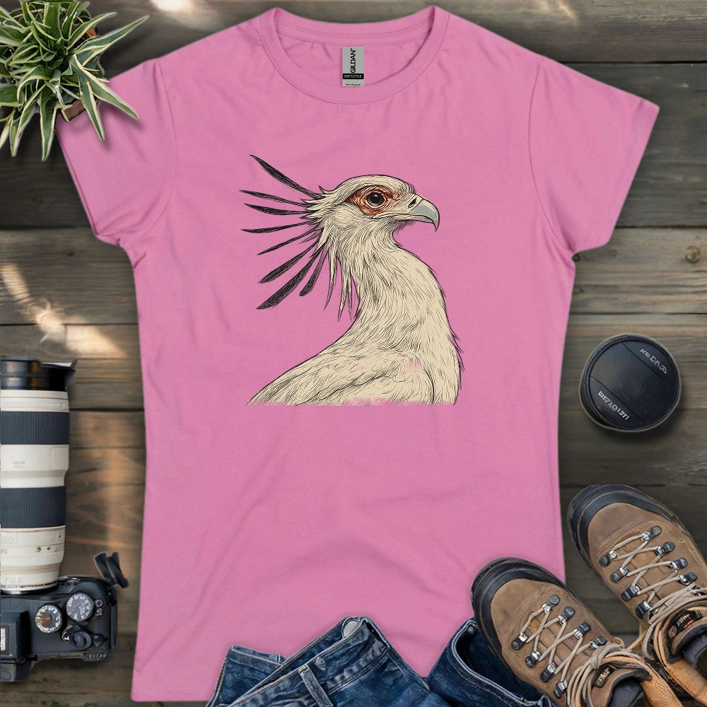 Secretary Bird Sketch Women's T-shirt
