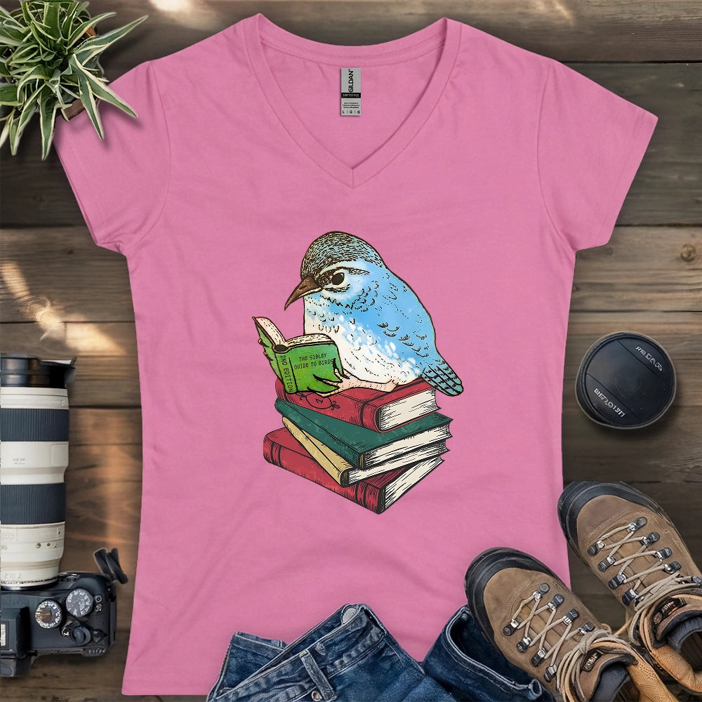 Sibley Guide To Birds Lady V-neck