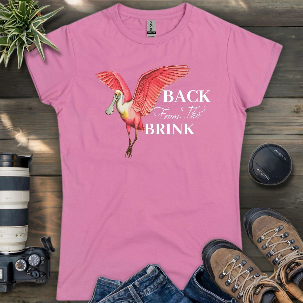 Spoonbill Back From The Brink Women's T-shirt