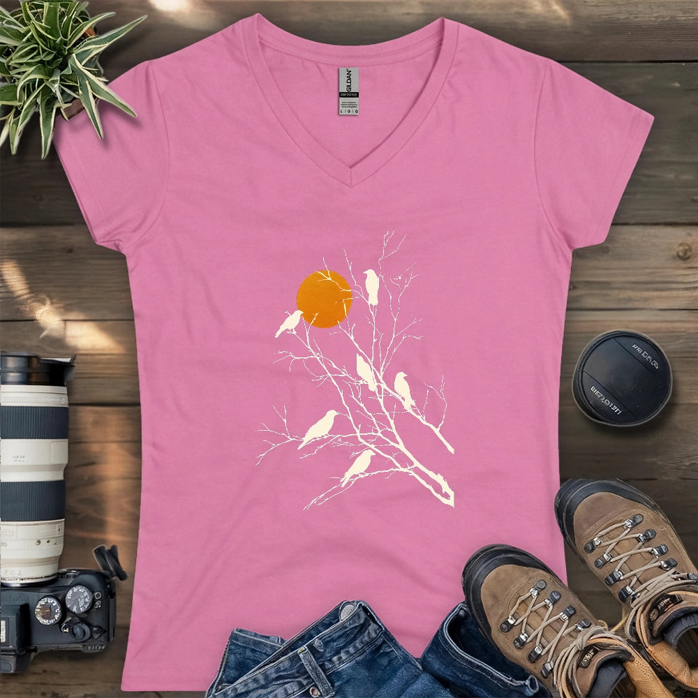 Sunset Murder Lady V-neck