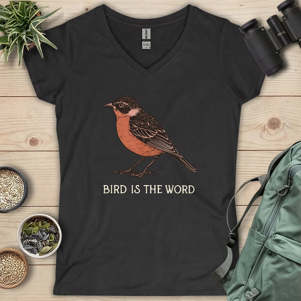 Bird Is The Word Lady V-neck