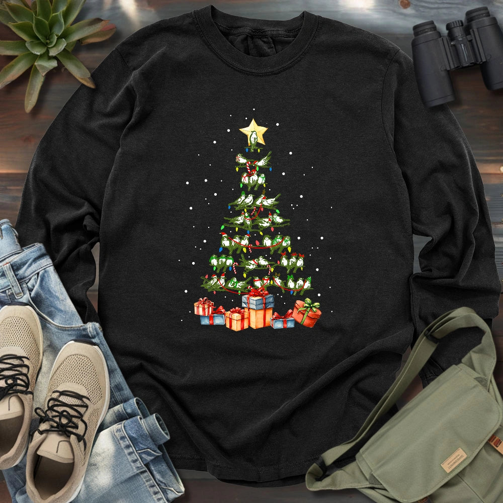 Birdy Christmas Tree Long Sleeve T-shirt