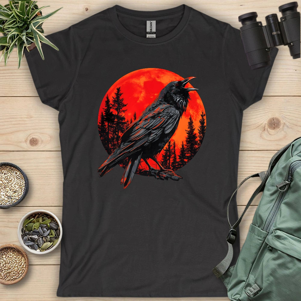 Blood Moon Raven Women's T-shirt