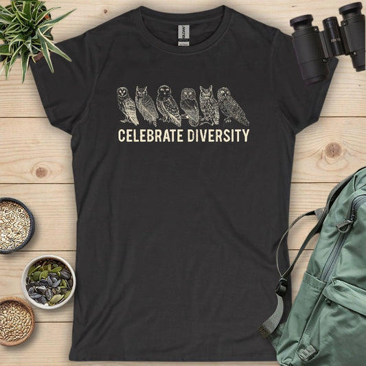Celebrate Owl Diversity Women's T-shirt