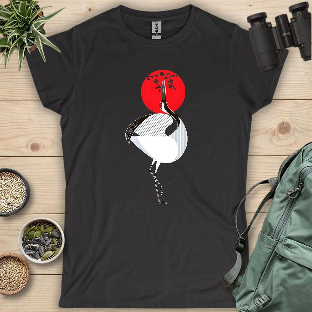 Common Crane Geometric Women's T-shirt