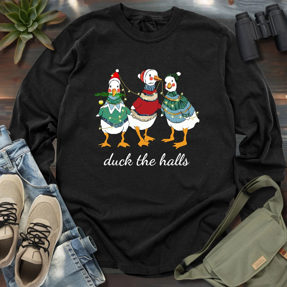 Duck the Halls Long Sleeve T-shirt