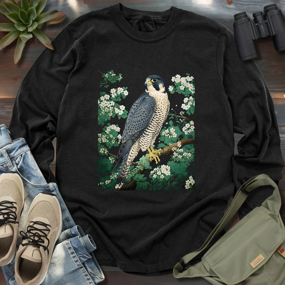 Falcon In Bloom Long Sleeve T-shirt