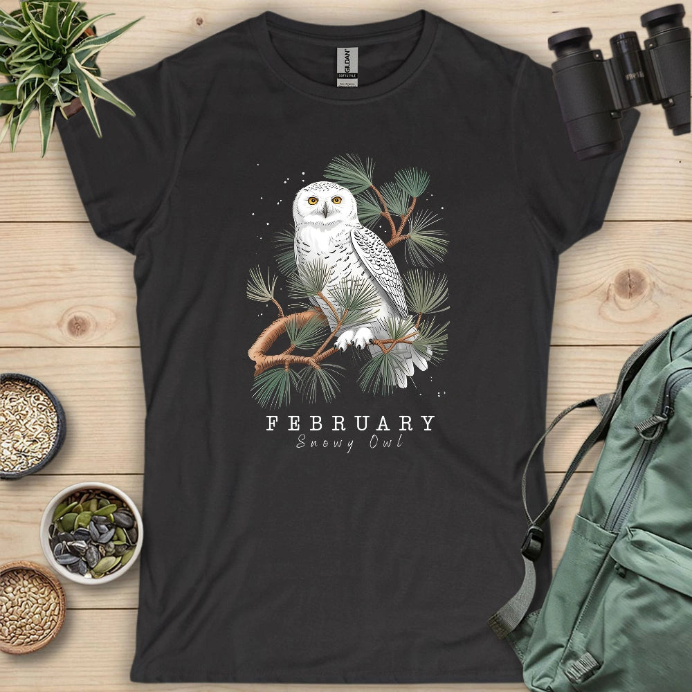 February Snowy Owl Women's T-shirt